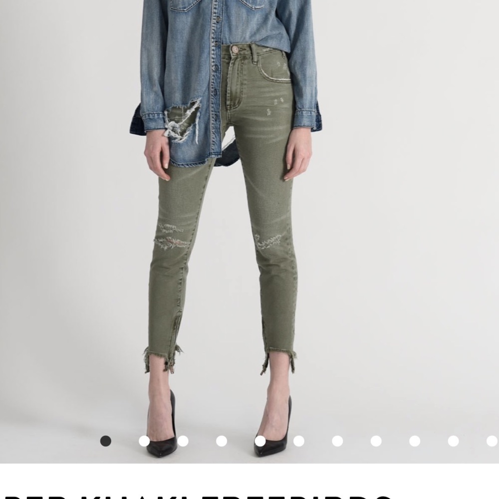 NWT super khaki freebirds high waist skinny jean